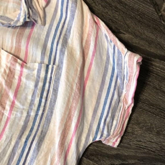 beach. lunch. lounge. flowy shirt - Picture 3 of 4